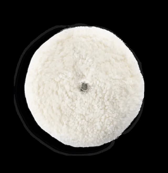 Boina de Lã Natural Dupla Face Corte Médio 8"