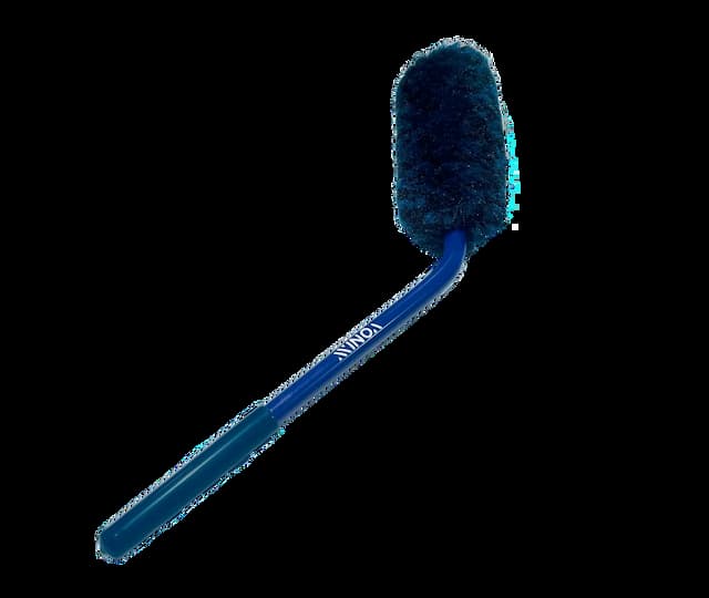 Escova de Microfibra Angular para Limpeza de Rodas (Grande)