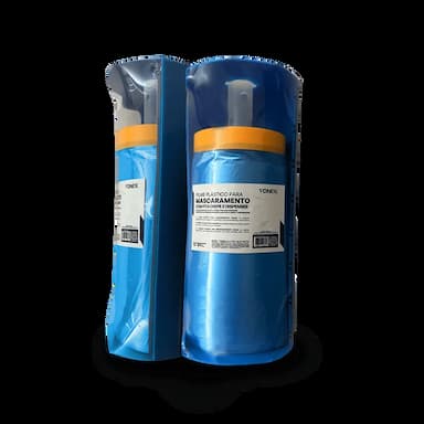 Filme Plástico para Mascaramento com Fita Crepe e Dispenser
