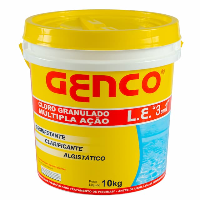 Genco L.E. Cloro Múltipla Ação 3 em 1